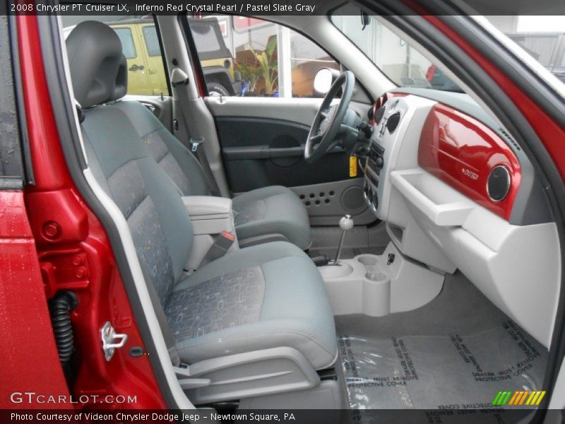 Inferno Red Crystal Pearl / Pastel Slate Gray 2008 Chrysler PT Cruiser LX
