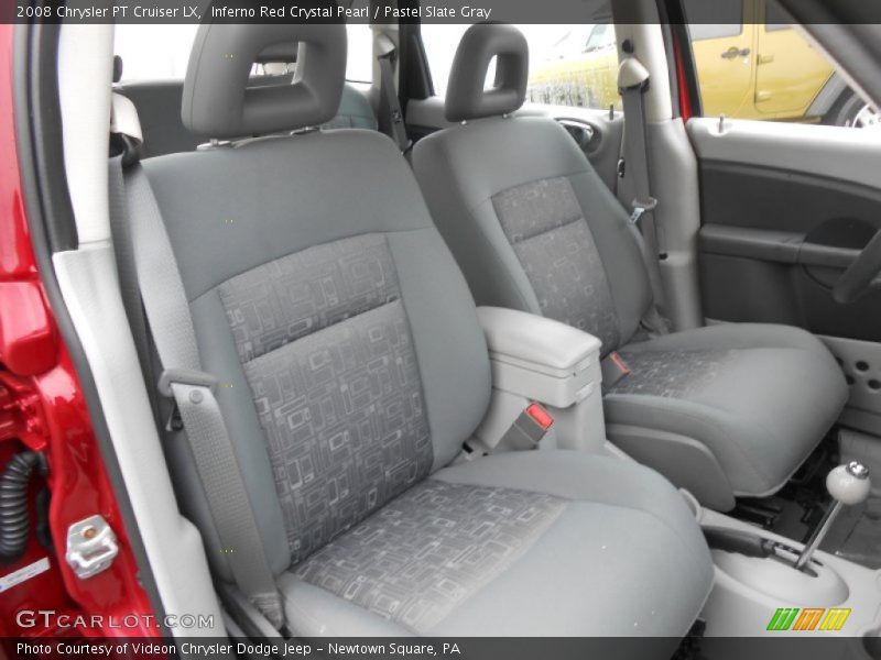 Inferno Red Crystal Pearl / Pastel Slate Gray 2008 Chrysler PT Cruiser LX