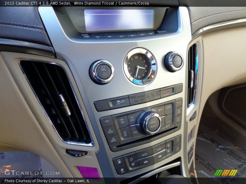 White Diamond Tricoat / Cashmere/Cocoa 2013 Cadillac CTS 4 3.6 AWD Sedan