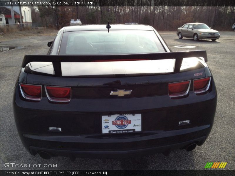 Black / Black 2012 Chevrolet Camaro SS/RS Coupe