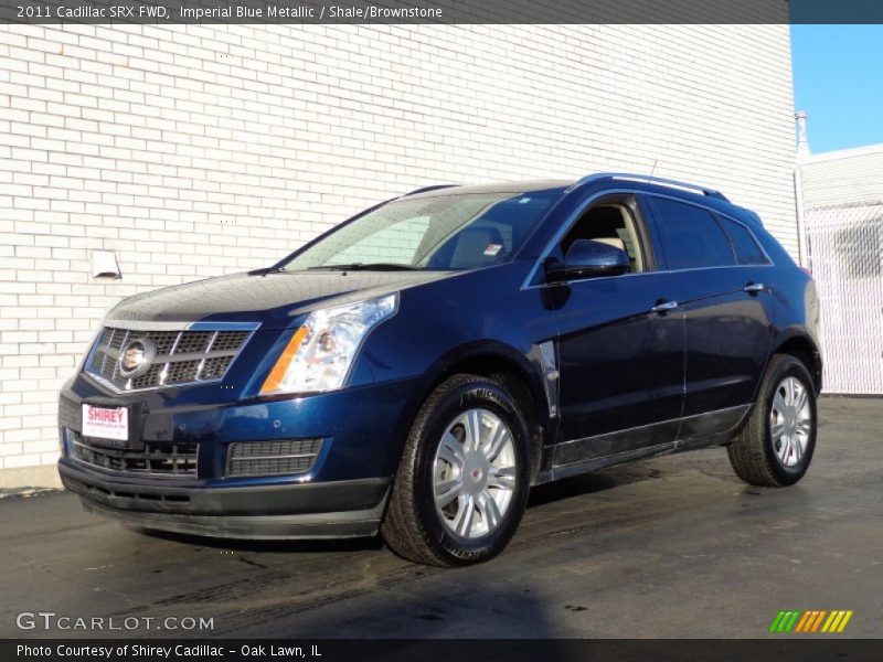 Imperial Blue Metallic / Shale/Brownstone 2011 Cadillac SRX FWD