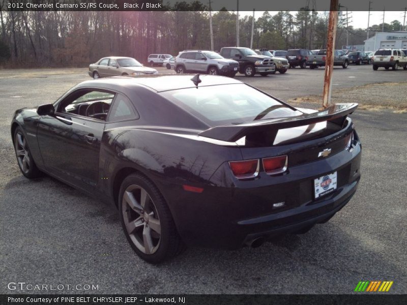 Black / Black 2012 Chevrolet Camaro SS/RS Coupe