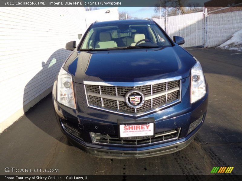 Imperial Blue Metallic / Shale/Brownstone 2011 Cadillac SRX FWD