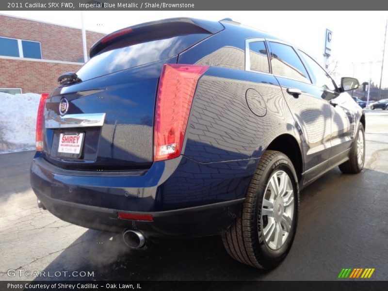 Imperial Blue Metallic / Shale/Brownstone 2011 Cadillac SRX FWD