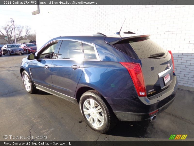 Imperial Blue Metallic / Shale/Brownstone 2011 Cadillac SRX FWD