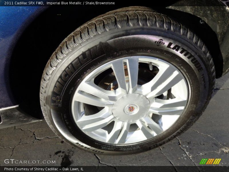 Imperial Blue Metallic / Shale/Brownstone 2011 Cadillac SRX FWD