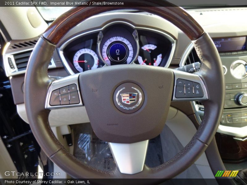 Imperial Blue Metallic / Shale/Brownstone 2011 Cadillac SRX FWD