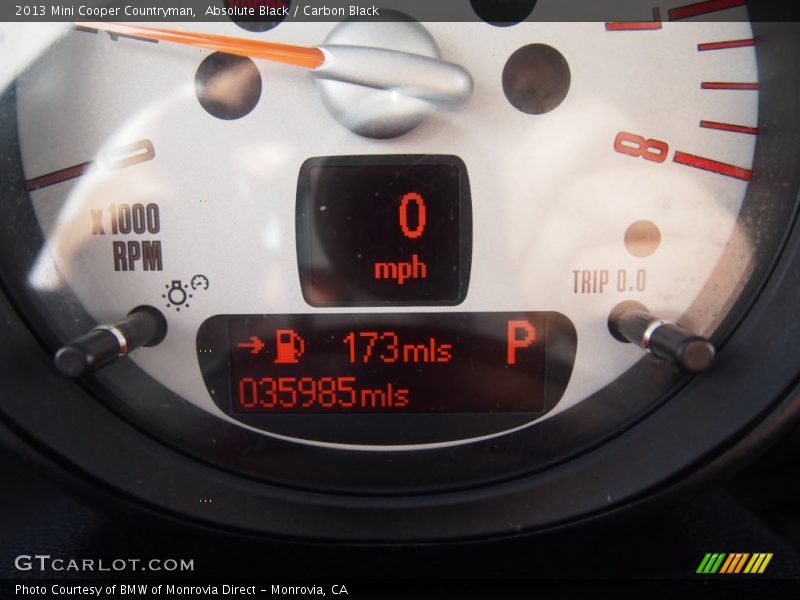 Absolute Black / Carbon Black 2013 Mini Cooper Countryman