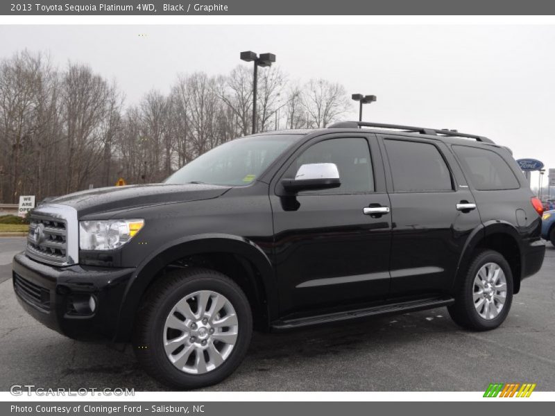 Black / Graphite 2013 Toyota Sequoia Platinum 4WD