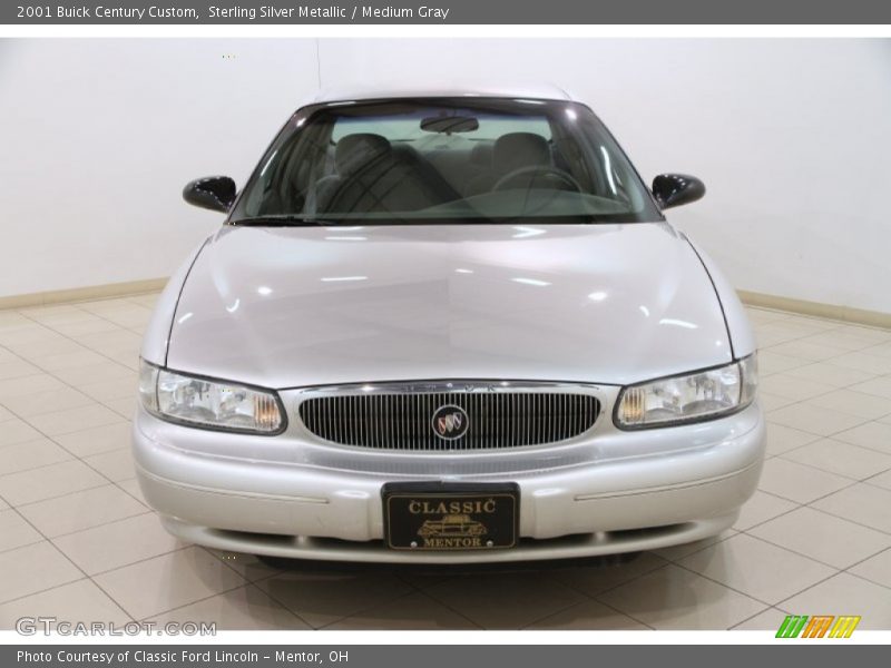 Sterling Silver Metallic / Medium Gray 2001 Buick Century Custom