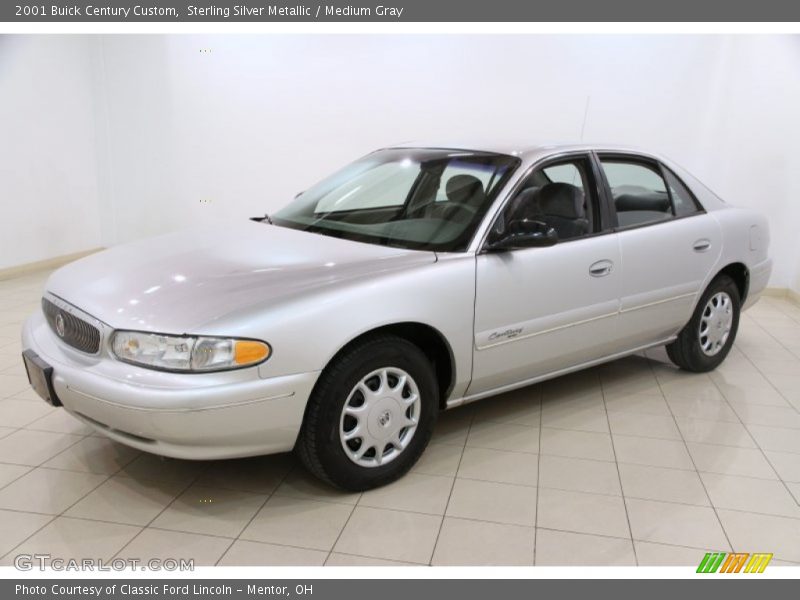 Sterling Silver Metallic / Medium Gray 2001 Buick Century Custom