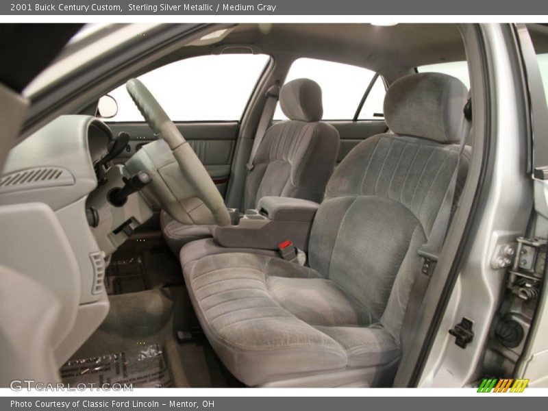 Sterling Silver Metallic / Medium Gray 2001 Buick Century Custom