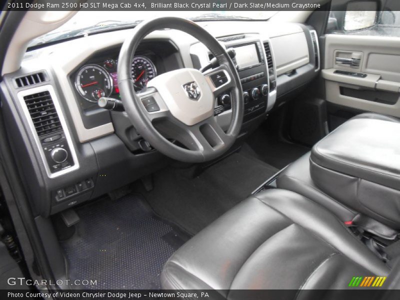 Dark Slate/Medium Graystone Interior - 2011 Ram 2500 HD SLT Mega Cab 4x4 