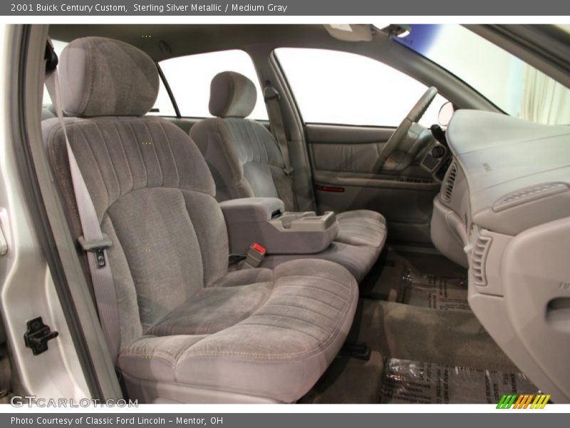 Sterling Silver Metallic / Medium Gray 2001 Buick Century Custom