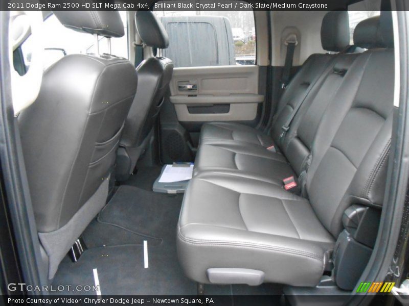 Rear Seat of 2011 Ram 2500 HD SLT Mega Cab 4x4