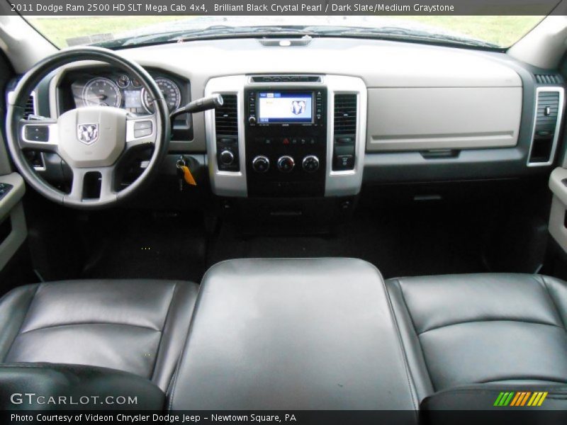 Dashboard of 2011 Ram 2500 HD SLT Mega Cab 4x4