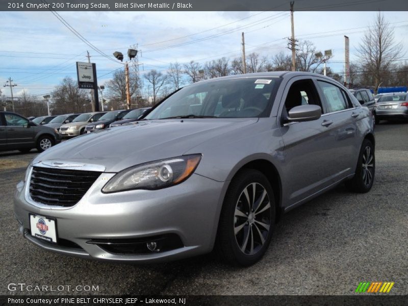 Billet Silver Metallic / Black 2014 Chrysler 200 Touring Sedan