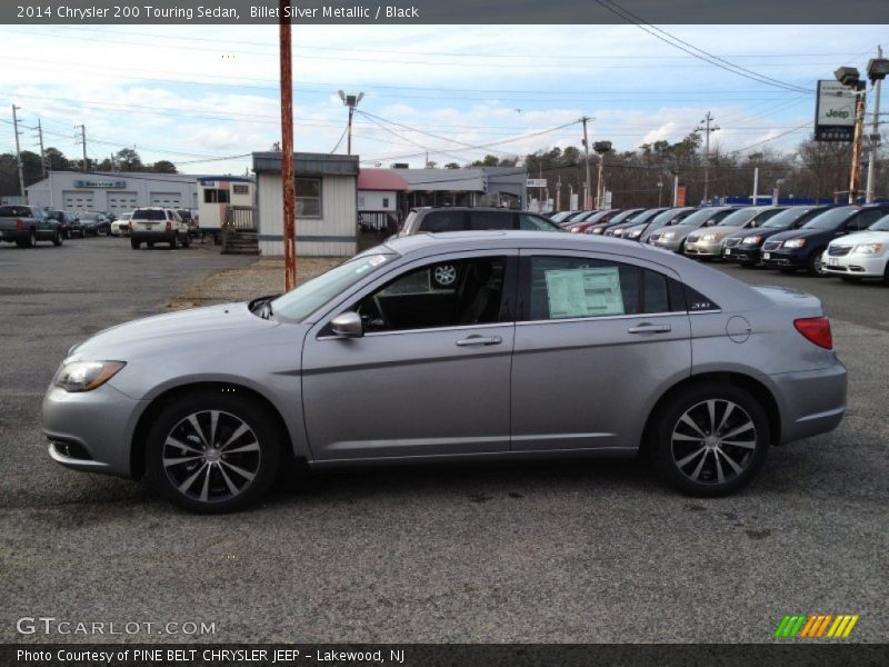Billet Silver Metallic / Black 2014 Chrysler 200 Touring Sedan