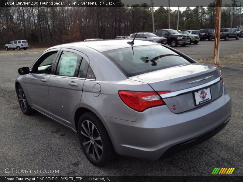 Billet Silver Metallic / Black 2014 Chrysler 200 Touring Sedan
