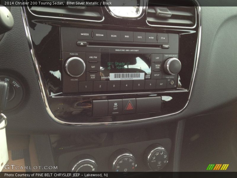 Billet Silver Metallic / Black 2014 Chrysler 200 Touring Sedan