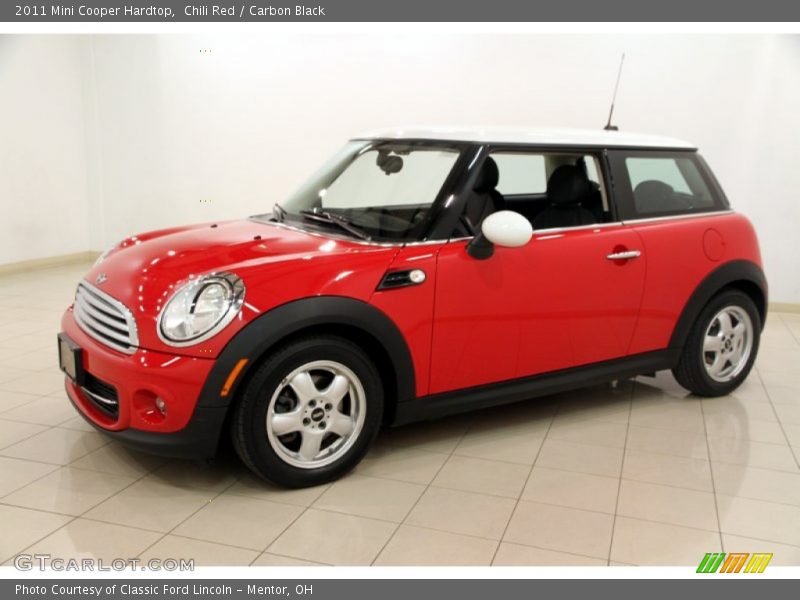 Chili Red / Carbon Black 2011 Mini Cooper Hardtop