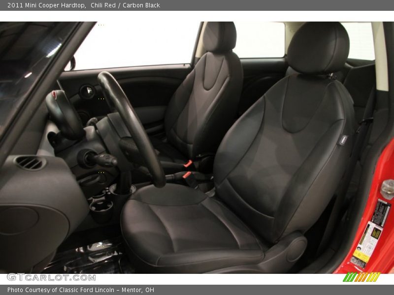 Chili Red / Carbon Black 2011 Mini Cooper Hardtop