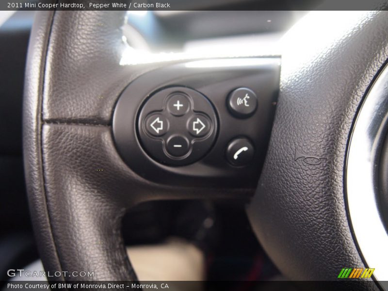 Pepper White / Carbon Black 2011 Mini Cooper Hardtop