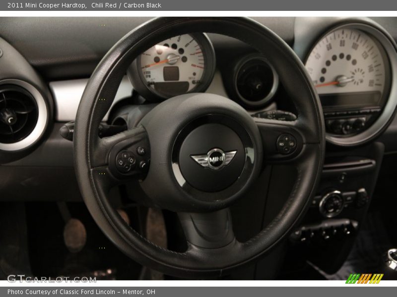 Chili Red / Carbon Black 2011 Mini Cooper Hardtop