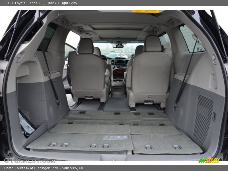 Black / Light Gray 2013 Toyota Sienna XLE