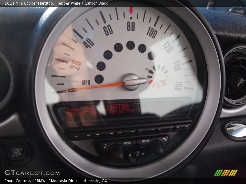 Pepper White / Carbon Black 2011 Mini Cooper Hardtop