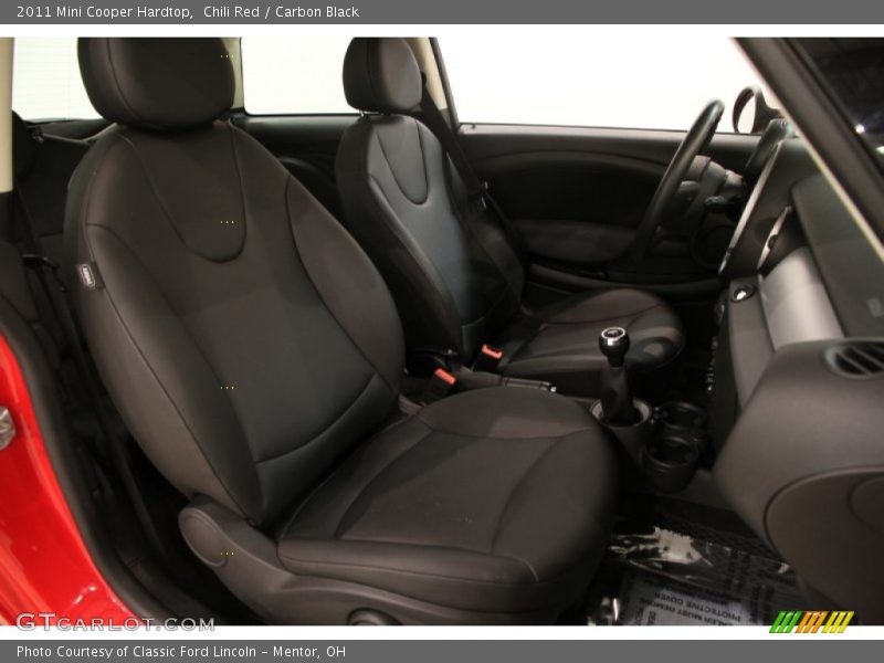 Chili Red / Carbon Black 2011 Mini Cooper Hardtop