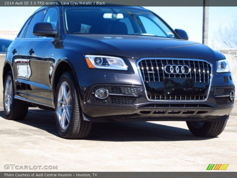 Lava Gray Metallic / Black 2014 Audi Q5 3.0 TFSI quattro