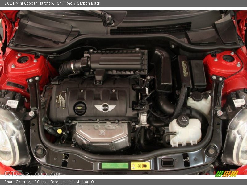 Chili Red / Carbon Black 2011 Mini Cooper Hardtop