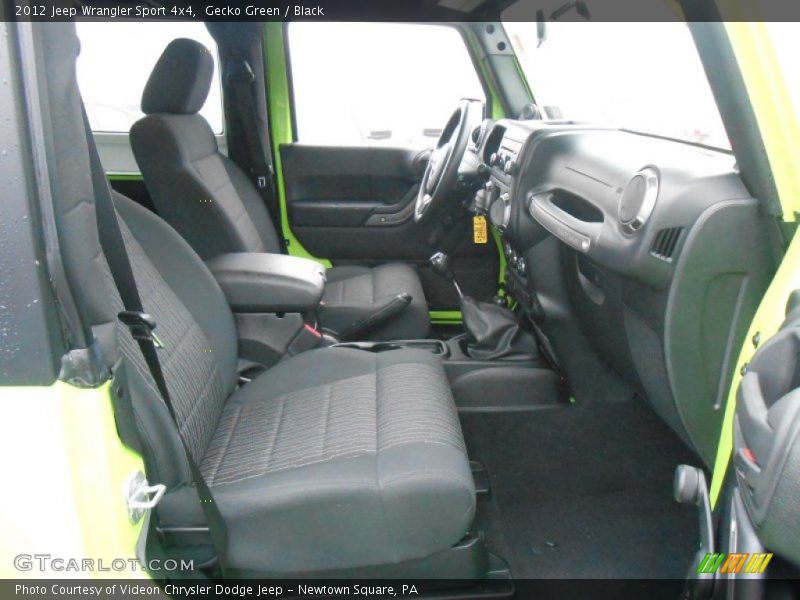 Gecko Green / Black 2012 Jeep Wrangler Sport 4x4
