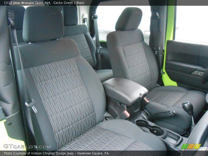 Gecko Green / Black 2012 Jeep Wrangler Sport 4x4