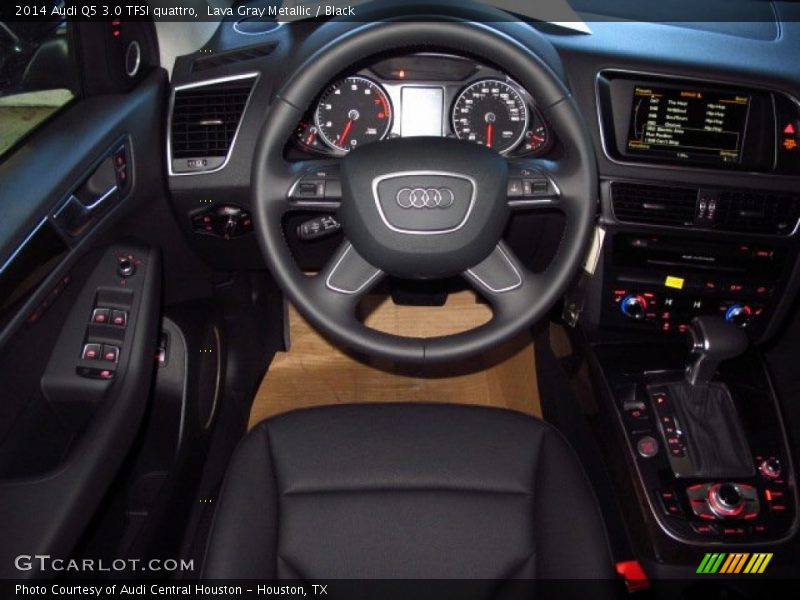 Lava Gray Metallic / Black 2014 Audi Q5 3.0 TFSI quattro