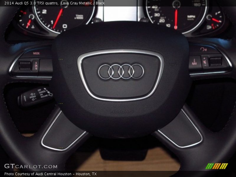 Lava Gray Metallic / Black 2014 Audi Q5 3.0 TFSI quattro
