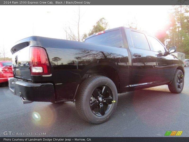 Black / Black/Diesel Gray 2014 Ram 1500 Express Crew Cab