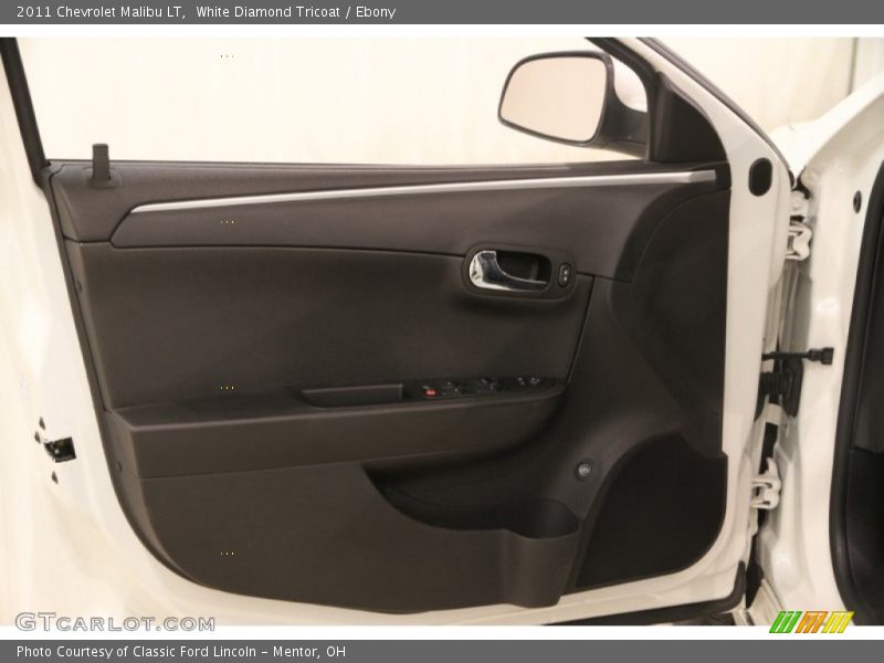 White Diamond Tricoat / Ebony 2011 Chevrolet Malibu LT