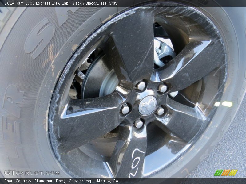 Black / Black/Diesel Gray 2014 Ram 1500 Express Crew Cab