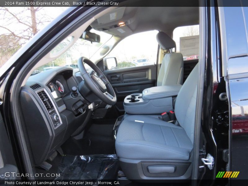Black / Black/Diesel Gray 2014 Ram 1500 Express Crew Cab