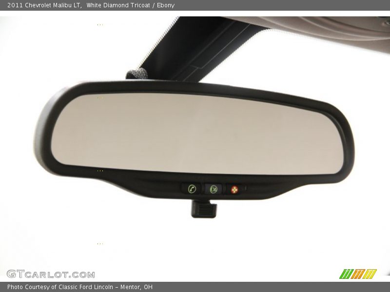 White Diamond Tricoat / Ebony 2011 Chevrolet Malibu LT