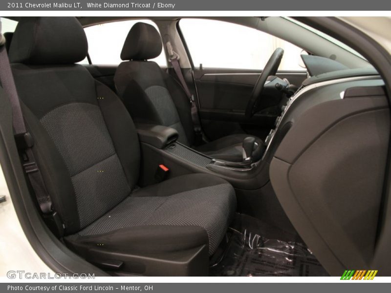 White Diamond Tricoat / Ebony 2011 Chevrolet Malibu LT