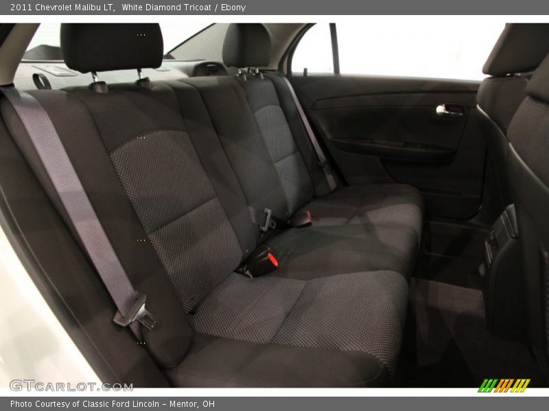 White Diamond Tricoat / Ebony 2011 Chevrolet Malibu LT