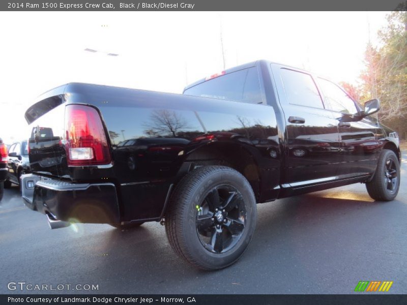 Black / Black/Diesel Gray 2014 Ram 1500 Express Crew Cab