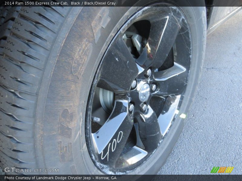Black / Black/Diesel Gray 2014 Ram 1500 Express Crew Cab