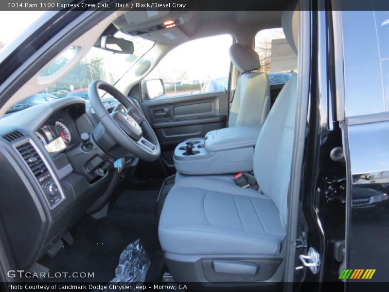 Black / Black/Diesel Gray 2014 Ram 1500 Express Crew Cab