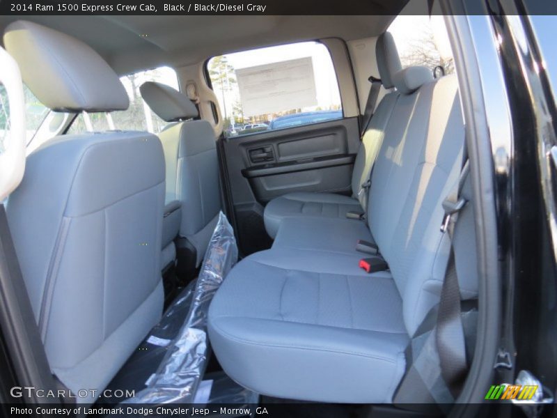 Black / Black/Diesel Gray 2014 Ram 1500 Express Crew Cab
