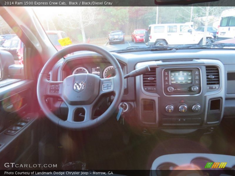 Black / Black/Diesel Gray 2014 Ram 1500 Express Crew Cab