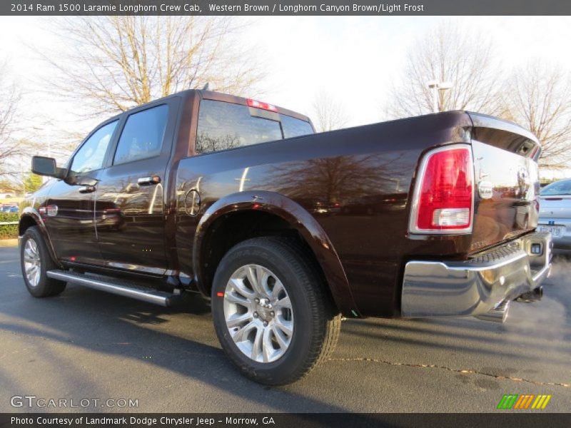 Western Brown / Longhorn Canyon Brown/Light Frost 2014 Ram 1500 Laramie Longhorn Crew Cab